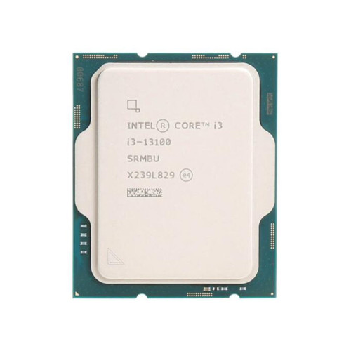 Процессор, Intel, i3-13100 LGA1700, оем, 12M, 3.40 GHz, 4/8 Core Raptor Lake, 60 (89) Вт, UHD730
