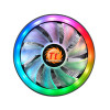 Кулер для процессора,Thermaltake, UX 100 ARGB Lighting CPU, CL-P064-AL12SW-A, Intel LGA 1700/1200/1156/115x/775 и AMD AM5/AM4/FM2/FM1/AM3+/AM3/AM2+/AM2, TDP 65W, ARGB 120мм вентилятор, 1800 об/м, 38.89 CFM, 26,9 dB(A), 4pin, 122,3х122,3х66,1мм, Чёрный