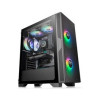 Компьютерный корпус, Thermaltake, Versa T25 TG, CA-1R5-00M1WN-00, Mid-Tower, M-ATX/Mini-ITX/ATX, USB 3.0*1, USB 2.0*2, HD-Audio, 1*120мм вентилятор, Максимальная длина видеокарты 300мм, Максимальная высота процессорного кулера 150мм, 2*3,5"/4*2,5", Сталь,