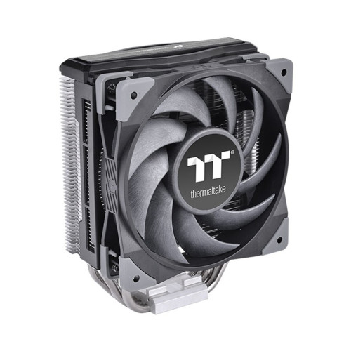 Кулер для процессора,Thermaltake, Toughair 310 CPU, CL-P074-AL12BL-A, Intel LGA 1700/1200/1156/115x и AMD AM4/AM3+/AM3/AM2+/AM2/FM2/FM1, TDP 170W, 120мм вентилятор, 500-2000 об.мин, 4pin, 58.35 CFM, 23.6 dB(A), 123.6x71.7x159.5мм, Серебристый