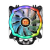 Кулер для процессора,Thermaltake, UX 200 ARGB Lighting CPU, CL-P065-AL12SW-A, Intel LGA 1200/1156/115x/775 и AMD AM4/FM2/FM1/AM3+/AM3/AM2+/AM2, TDP 130W, 120мм вентилятор, 300-1500 об/м, 43.34 CFM, 26,33 dB(A), 2pin/4pin, 120х120х25мм, Черный