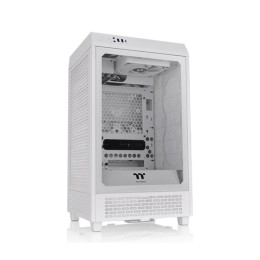 Компьютерный корпус, Thermaltake, The Tower 200 Snow, CA-1X9-00S6WN-00, Mini Tower, Mini-ITX, USB 3.0*2/Type C*1, HD-Audio+Mic, Кулер 2*140 мм, Высота процессорного кулера до 200 мм, Длина VGA до 380 мм, 2*3,5