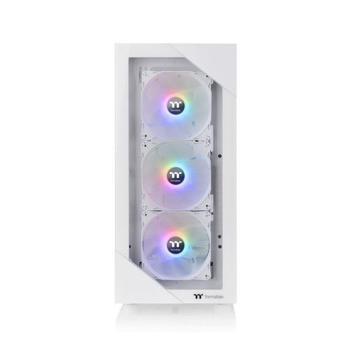 Компьютерный корпус, Thermaltake, View 200 TG ARGB, CA-1X3-00M6WN-00, Mid Tower, ATX/M-ATX/Mini ATX, USB3.0*2, HD-Audio, 3*120мм ARGB Lite fan, Высота кулерного процессора 166мм, Длина VGA до 300мм, 2*3,5"/3*2,5", Сталь, 3мм Закаленное стекло*1, Без Б/П,