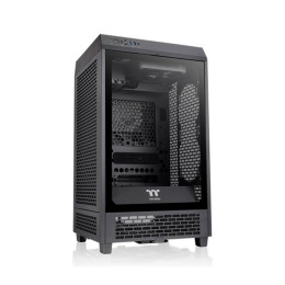 Компьютерный корпус, Thermaltake, The Tower 200, CA-1X9-00S1WN-00, Mini Tower, Mini-ITX, USB 3.0*2/Type C*1, HD-Audio+Mic, Кулер 2*140 мм, Высота процессорного кулера до 200 мм, Длина VGA до 380 мм, 2*3,5