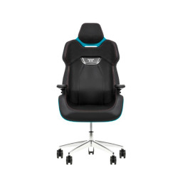 Игровое компьютерное кресло, Thermaltake, ARGENT E700 Ocean Blue, GGC-ARG-BLLFDL-01, Максимальная нагрузка 150 кг, Натуральная кожа, Основание алюминий и металл, Синий