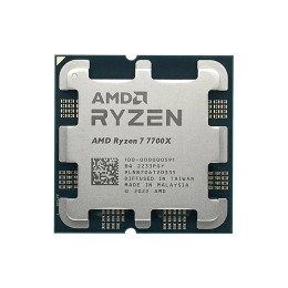 Процессор, AMD, AM5 Ryzen 7 7700X, oem, 8M L2 + 32M L3, 4.5 GHz, 8/16 Core, 105 Вт, Radeon™ Graphics
