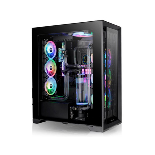 Компьютерный корпус, Thermaltake, CTE T500 TG ARGB, CA-1X8-00F1WN-01, Full Tower, Mini-ITX/M-ATX/ATX/E-ATX, USB 3.0*2/Type C*1, HD-Audio+Mic, Кулер 3*140 мм CT140 ARGB fan, Высота процессорного кулера до 195мм, Длина VGA до 385мм, 4*3,5"/6*2,5", Сталь/Пла