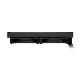 Кулер для процессора, Gigabyte, GP-AORUS WATERFORCE X 240 (4719331552145), Intel 2066, 2011, 1366, 115x, 1200, 1700, AMD sTRX4, TR4, AM5, AM4, 2*120мм ARGB вентилятора, 800~2500 об/мин +/-10%, Воздушный поток 16.92~60.07 фут/мин, TDP 240 Вт, Чёрный