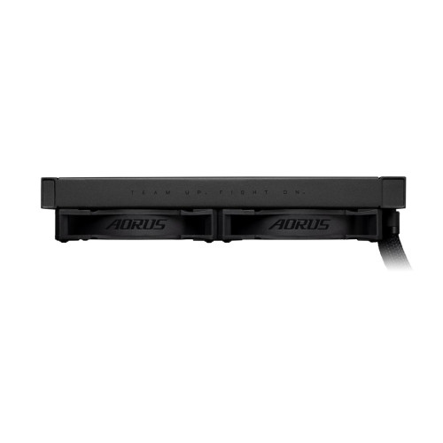 Кулер для процессора, Gigabyte, GP-AORUS WATERFORCE X 240 (4719331552145), Intel 2066, 2011, 1366, 115x, 1200, 1700, AMD sTRX4, TR4, AM5, AM4, 2*120мм ARGB вентилятора, 800~2500 об/мин +/-10%, Воздушный поток 16.92~60.07 фут/мин, TDP 240 Вт, Чёрный