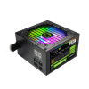 Блок питания, Gamemax, VP 600W RGB M, 2124-0550R0060, 213105500020, 600W, ATX, Bronze, APFC, 20+4 pin, 4+4pin, 5*Sata, 3*Molex, 2*PCI-E 6+2 pin, Semi-Modular, Вентилятор 12 см, Подсветка RGB, Чёрный