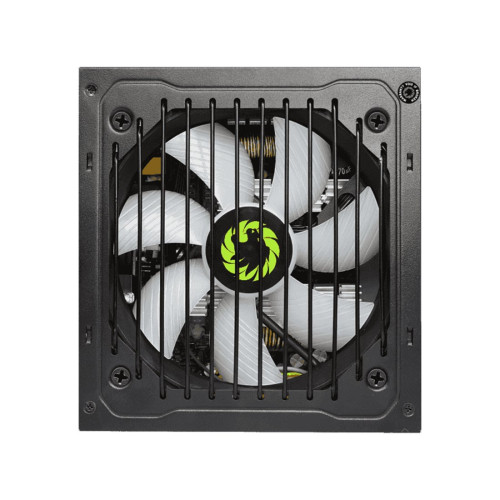 Блок питания, Gamemax, VP 600W RGB M, 2124-0550R0060, 213105500020, 600W, ATX, Bronze, APFC, 20+4 pin, 4+4pin, 5*Sata, 3*Molex, 2*PCI-E 6+2 pin, Semi-Modular, Вентилятор 12 см, Подсветка RGB, Чёрный
