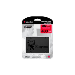 Твердотельный накопитель SSD, Kingston, SA400S37/480G, 480 GB, Sata 6Gb/s 2.5