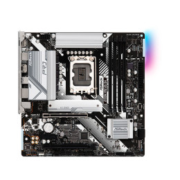 Материнская плата, ASRock, B760M PRO RS/D4 (4710483941702), LGA1700, iB760, 4xDDR4 3200/5333+(OC), 4xSATA3, 2xM.2 (PCI-E 4.0x4), Raid, 1xDP, 1xHDMI, 2xPCI-Ex16, 1xPCI-Ex1, mATX