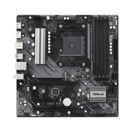 Материнская плата, ASRock, B550M PHANTOM GAMING 4 (4710483932755), AM4, B550, 4xDDR4 3200, 4xSATA3, 2xM.2 (1*PCIe Gen4x4, 1*PCIe Gen3x2 или SATA3), Raid, 1xHDMI, 1xDP, 2xPCI-Ex16, 1xPCI-Ex1, mATX