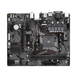 Материнская плата, Gigabyte, A520M S2H (4719331809720), AM4, А520, 2xDDR4 2133/2400/2667/3200/5100(OC), 4xSATA3, 1xM.2 (PCIe 3.0 x2/x4 и SATA), 1xDVI-D, 1xHDMI, 1xD-Sub, 1xPCI-Ex16, 2xPCI-Ex1, mATX