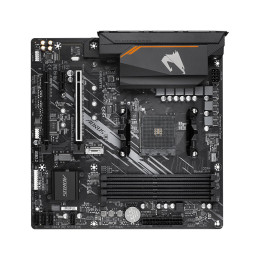 Материнская плата, Gigabyte, B550M AORUS ELITE (4719331809546), AM4, B550, 4xDDR4 3200, 4xSATA3, 2xM.2, RAID, 1xHDMI, 1хDVI-D, 2xPCI-Ex16, 1xPCI-Ex1, mATX