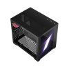 Компьютерный корпус, 1STPLAYER, SP7-EV-BK, STEAMPUNK SP7 EMOTION VIEW, Mid-Tower, ATX/M-ATX, USB3.0*2, Type C*1, HD AUDIO/Mic, Высота процессорного кулера до 185мм, Длина VGA до 400мм, 2*3,5/2*2,5, Сталь/Закаленное стекло, 380x190x435мм, Без Б/П, Черный