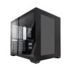 Компьютерный корпус, 1STPLAYER, SP7-EV-BK, STEAMPUNK SP7 EMOTION VIEW, Mid-Tower, ATX/M-ATX, USB3.0*2, Type C*1, HD AUDIO/Mic, Высота процессорного кулера до 185мм, Длина VGA до 400мм, 2*3,5/2*2,5, Сталь/Закаленное стекло, 380x190x435мм, Без Б/П, Черный