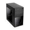 Компьютерный корпус, Aerocool, CS-105 Blue ACCS-PC09011.B1, Micro ATX/mini-ITX, USB 1*3.0/1*2.0, HD-Audio+Mic, Кулер 120мм LED, Высота процессорного кулера 148 мм, Длина VGA до 320мм, 1*5.25"/ 2*3.5"/1*2.5", 361x187x355мм, Без Б/П, Чёрный
