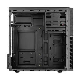 Компьютерный корпус, Aerocool, CS-105 Blue ACCS-PC09011.B1, Micro ATX/mini-ITX, USB 1*3.0/1*2.0, HD-Audio+Mic, Кулер 120мм LED, Высота процессорного кулера 148 мм, Длина VGA до 320мм, 1*5.25