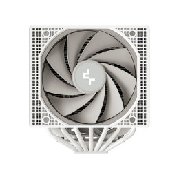 Кулер для процессора, Deepcool, ASSASSIN IV WH R-ASN4-WHNNMT-G, Intel 20хх/1851/1700/1200/15хх и AMD AM5/AM4, 280W, 1*140мм/1*120мм, 500-1350±10% об/м, 79,1 CFM, 29,3 дБА, 4pin, Габариты 144х147х164мм, Белый