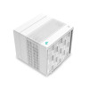 Кулер для процессора, Deepcool, ASSASSIN IV WH R-ASN4-WHNNMT-G, Intel 20хх/1851/1700/1200/15хх и AMD AM5/AM4, 280W, 1*140мм/1*120мм, 500-1350±10% об/м, 79,1 CFM, 29,3 дБА, 4pin, Габариты 144х147х164мм, Белый