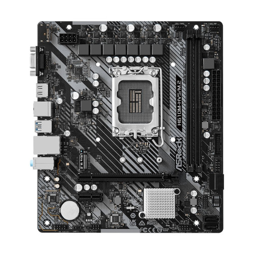 Материнская плата, ASRock, H610M-HVS/M.2 R2.0 (4710483939914), LGA1700, iH610, 2xDDR4 2666/2933/3200MHz, 4xSATA3, 1xM.2 (PCI-E 3.0x4), 1xD-Sub, 1xHDMI, 1xPCI-Ex16, 1xPCI-Ex1, mATX