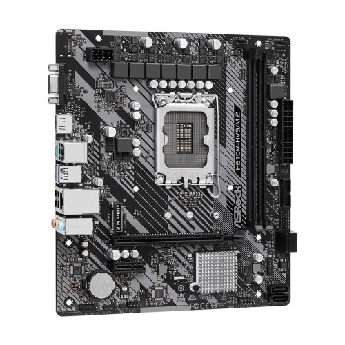 Материнская плата, ASRock, H610M-HVS/M.2 R2.0 (4710483939914), LGA1700, iH610, 2xDDR4 2666/2933/3200MHz, 4xSATA3, 1xM.2 (PCI-E 3.0x4), 1xD-Sub, 1xHDMI, 1xPCI-Ex16, 1xPCI-Ex1, mATX