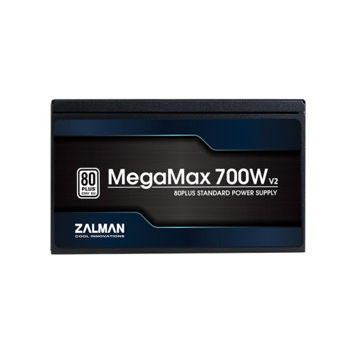 Блок питания, Zalman, ZM700-TXII(V2), 700W, ATX, Standard, APFC, 20+4pin, 4+4pin, 8pin, 6*Sata, 4*Molex, 4*PCI-E 6+2 pin, FDD, Вентилятор 12см, Черный