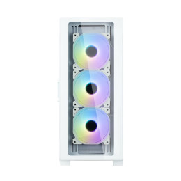 Компьютерный корпус, Zalman, i3 NEO TG White, Mid Tower, ATX / mATX / Mini-ITX, USB 3.0*2/2.0*1, Audio/Mic, Кулер 4*12см ARGB, Высота процессорного куллера до 162мм, Длина VGA до 355 мм, Количество отсеков 2*3.5