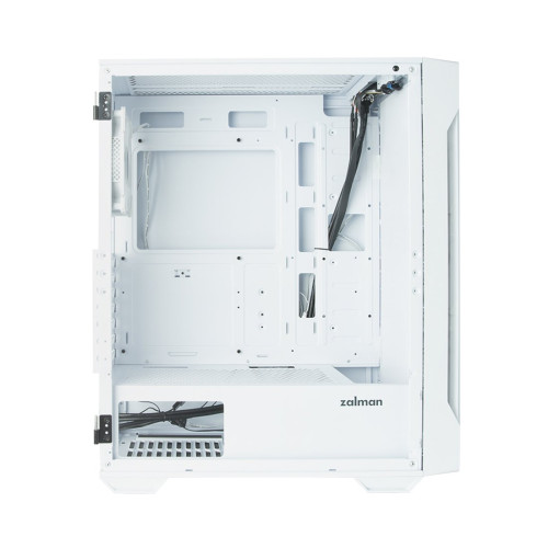 Компьютерный корпус, Zalman, i3 NEO TG White, Mid Tower, ATX / mATX / Mini-ITX, USB 3.0*2/2.0*1, Audio/Mic, Кулер 4*12см ARGB, Высота процессорного куллера до 162мм, Длина VGA до 355 мм, Количество отсеков 2*3.5"/3*2.5", 415*219*484мм, Без Б/П, Белый