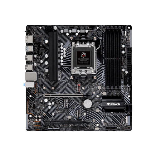 Материнская плата, ASRock, B650M PG LIGHTNING (4710483943829), AM5, B650, 4xDDR5 7200+(OC), 4xSATA3, 3xM.2 (1*PCIe Gen5x4, 1*PCIe Gen4x4, 1*PCIe Gen4x2), Raid, 1xHDMI, 1хDP, 2xPCI-Ex16, mATX