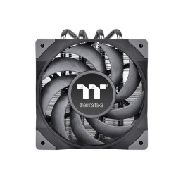 Кулер для процессора,Thermaltake, Toughair 110 CPU, CL-P073-AL12BL-A, Intel LGA 1700/1200/1156/115x и AMD AM4/AM3+/AM3/AM2+/AM2/FM2/FM1, TDP 140W, 120мм вентилятор, 500-2000 об.мин, 58.35 CFM, 23.6 dB(A), 4pin, 137.7x123.6x114.1мм, Серебристый