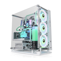 Компьютерный корпус, Thermaltake, Core P3 TG Pro Snow, CA-1G4-00M6WN-09, Mid Tower, E-ATX/ATX/M-ATX/Mini-ITX, USB 3.0*2, USB 3.2 (Gen 2) Type-C*1, HD-Audio, Высота процессорного куллера до 180 мм, Длина VGA до 450мм, 2*3,5