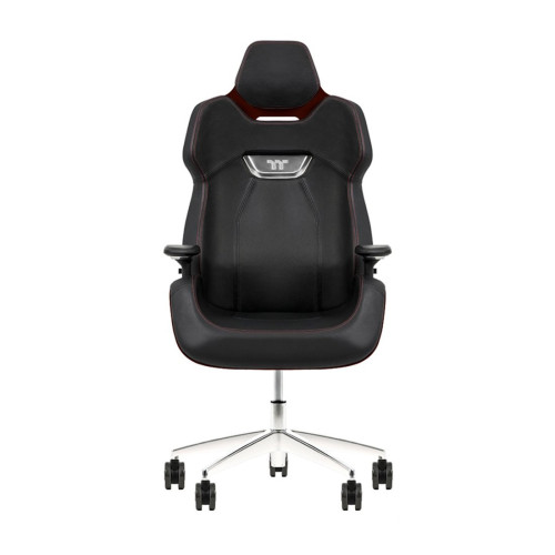Игровое компьютерное кресло, Thermaltake, ARGENT E700 Saddle Brown, GGC-ARG-BOLFDL-01, Максимальная нагрузка 150 кг, Натуральная кожа, Основание алюминий и металл, Коричневый Хром