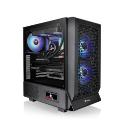 Компьютерный корпус, Thermaltake, Ceres 330 TG ARGB, CA-1Y2-00M1WN-01, Mid-tower, Mini-ITX/M-ATX/ATX/E-ATX, USB 3.0*2, USB 3.2 (Gen 2) Type-C*1, HD Audio/Mic, 2*140мм CT140 ARGB white fan/1*140мм CT140 white fan, Высота процессорного куллера 185мм, Длина 