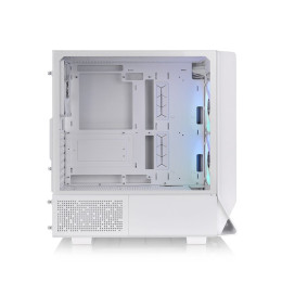 Компьютерный корпус, Thermaltake, Ceres 330 TG ARGB Snow, CA-1Y2-00M6WN-01, Mid-tower, Mini-ITX/M-ATX/ATX/E-ATX, USB 3.0*2, USB 3.2 (Gen 2) Type-C*1, HD Audio/Mic, 2*140мм CT140 ARGB white fan/1*140мм CT140 white fan, Высота процессорного куллера 185мм, Д