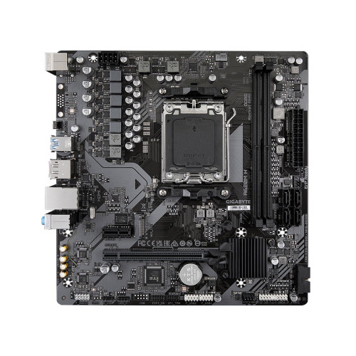 Материнская плата, Gigabyte, A620M H (4719331855512), AM5, A620, 2xDDR5 4400/4800/5200/6400(OC), 4xSATA3, 1xM.2 (PCIe 4.0 x4/x2), RAID, 1xHDMI, 1хDP, 1xPCI-Ex16, 1xPCI-Ex1, mATX