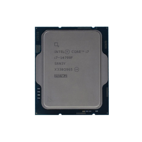 Процессор, Intel, i7-14700F LGA1700, оем, 33 MB Intel® Smart Cache, 1.50/2.10 GHz, 20(8+12)/28 Core Raptor Lake, 65 (219) Вт, без встроенного видео