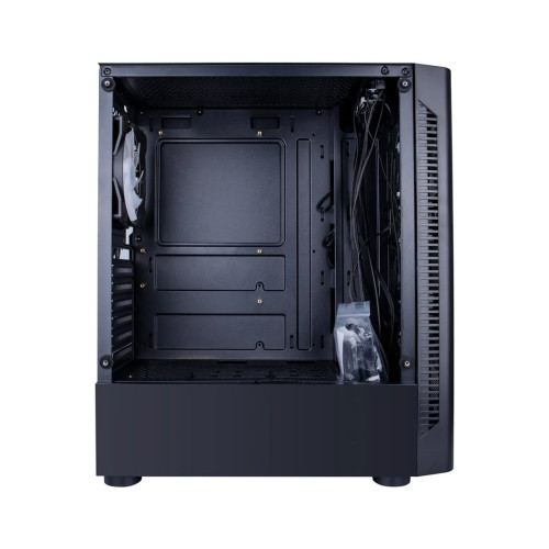 Компьютерный корпус, 1STPLAYER, D4-BK-1F5M-3F5S, Mid-Tower, ATX/M-ATX/ M-ITX, USB3.0*1, USB2.0*2, HD AUDIO, 4*120мм F5 RGB вентилятор, Высота процессорного кулера 160мм, Длина VGA до 305мм, 1*3,5/1*2,5 или 2*3,5, Сталь/Закаленное стекло, 380*190*447мм, Бе