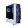 Компьютерный корпус, 1STPLAYER, D4-WH-1F5MW-3F5SW, Mid-Tower, ATX/M-ATX/ M-ITX, USB3.0*1, USB2.0*2, HD AUDIO, 4*120мм F5 RGB вентилятор, Высота процессорного кулера до 155мм, 1*3,5/1*2,5 или 2*3,5, Длина VGA до 290мм, Алюминий/Пластик/Закаленное стекло, 3