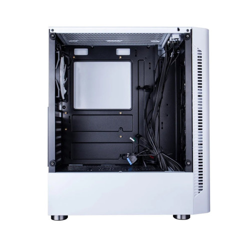 Компьютерный корпус, 1STPLAYER, D4-WH-1F5MW-3F5SW, Mid-Tower, ATX/M-ATX/ M-ITX, USB3.0*1, USB2.0*2, HD AUDIO, 4*120мм F5 RGB вентилятор, Высота процессорного кулера до 155мм, 1*3,5/1*2,5 или 2*3,5, Длина VGA до 290мм, Алюминий/Пластик/Закаленное стекло, 3