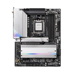 Материнская плата, Gigabyte, B650 AERO G (4719331848972), AM5, B650, 4xDDR5 4400/4800/5200/6667(OC), 4xSATA3, 3xM.2, RAID, 1xHDMI, 2xPCI-Ex16, 1xPCI-Ex1, WiFi, ATX