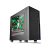 Компьютерный корпус, Thermaltake, Versa H18, CA-1J4-00S1WN-00, Micro-Tower, M-ATX/Mini-ITX, USB 3.0*1, USB 2.0*1, HD-Audio, Кулер 12см, Длина VGA до 350мм, Процессорный кулер 155мм, 2*2,5"/2*3,5", Сталь, 398*205*439мм, Без Б/П, Чёрный