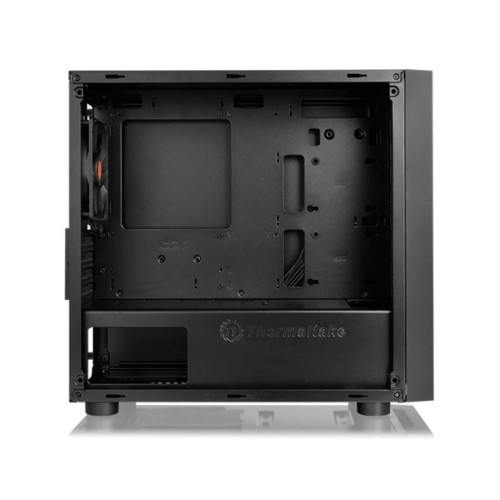 Компьютерный корпус, Thermaltake, Versa H18, CA-1J4-00S1WN-00, Micro-Tower, M-ATX/Mini-ITX, USB 3.0*1, USB 2.0*1, HD-Audio, Кулер 12см, Длина VGA до 350мм, Процессорный кулер 155мм, 2*2,5"/2*3,5", Сталь, 398*205*439мм, Без Б/П, Чёрный