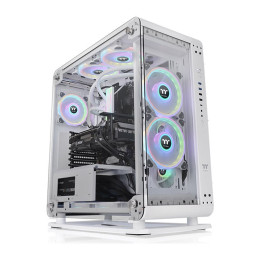 Компьютерный корпус, Thermaltake, Core P6 TG Snow, CA-1V2-00M6WN-00, Mid Tower, ATX/M-ATX/Mini-ITX/CEB, Type-C*1, USB 3.0*2, USB 2.0*2, HD Audio, Высота процессорного куллера до 180мм, Длина VGA до 458мм, 4*3,5