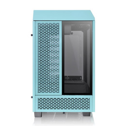 Компьютерный корпус, Thermaltake, The Tower 100 Turquoise, CA-1R3-00SBWN-00, Mini Tower, Mini-ITX, USB 3.2 (Gen 2) Type-C*1, USB 3.0*2, 2*120 мм, 2*2,5