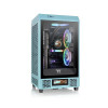 Компьютерный корпус, Thermaltake, The Tower 200, CA-1X9-00SBWN-00, Mini Tower, Mini-ITX, USB 3.0*2/Type C*1, HD-Audio+Mic, Кулер 2*140 мм, Высота процессорного кулера до 200 мм, Длина VGA до 380 мм, 2*3,5"/2*2,5", Сталь, 3мм Закаленное стекло*1, 280*300*5