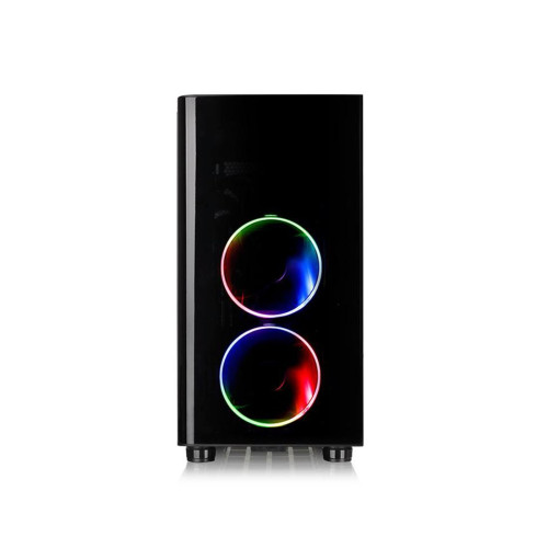Компьютерный корпус, Thermaltake, View 31 TG RGB, CA-1H8-00M1WN-01, Mid-tower, ATX/M-ATX/Mini-ITX, USB 3.0*2/2.0*2, HD-Audio+Mic, 3*140 мм RGB, Высота процессорного куллера до 180 мм, Длина VGA до 420 мм, 3*3.5"/3*2,5", Сталь, 4мм Закаленное стекло*2, 497