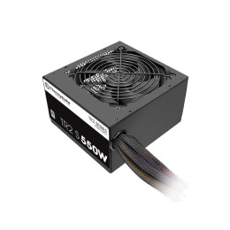 Блок питания, Thermaltake, TR2 S 550W, PS-TRS-0550NPCWEU-2, 550W, ATX, Standard, APFC, 20+4 pin, 4+4pin, 5*Sata, 4*Molex, 2*PCI-E 6+2 pin, FDD, non-modular, Вентилятор 12 см, 140х86х150мм, Чёрный